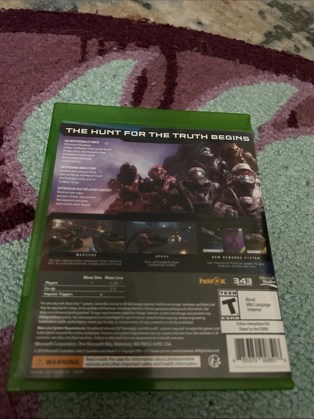 Microsoft Xbox One Halo 5: Guardians – Green Case